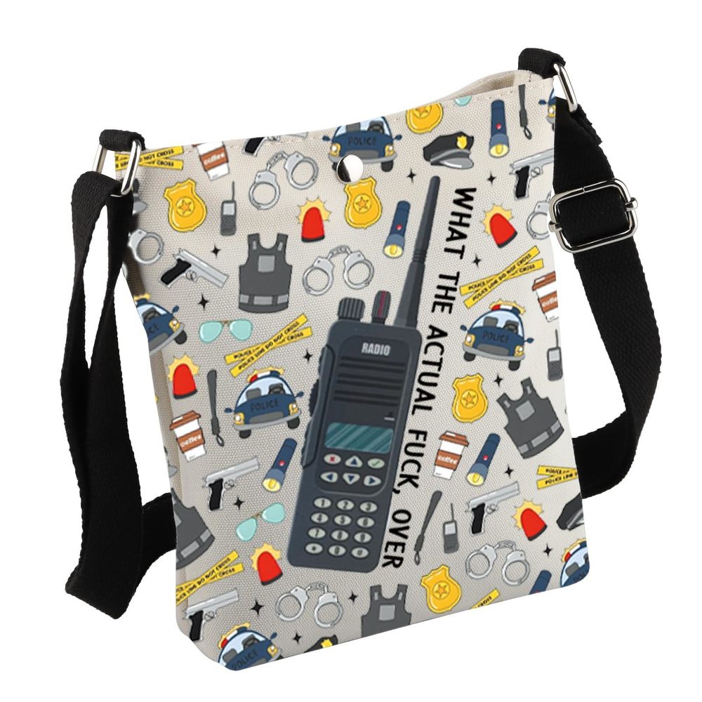 Funny Police Gift Cop Crossbody Bag Police Officer Gift Police Grad Gift Best T